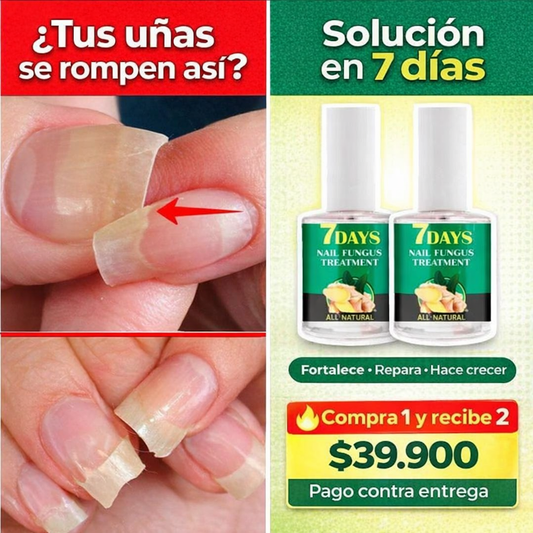 7 DAYS NAILS endurecedor de uñas Promocion 2x1