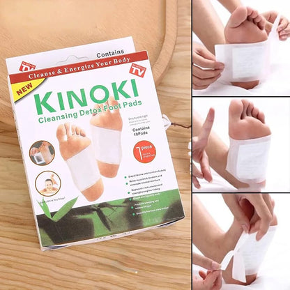 PARCHES DETOX KINOKI PARA PIES CAJA x 10