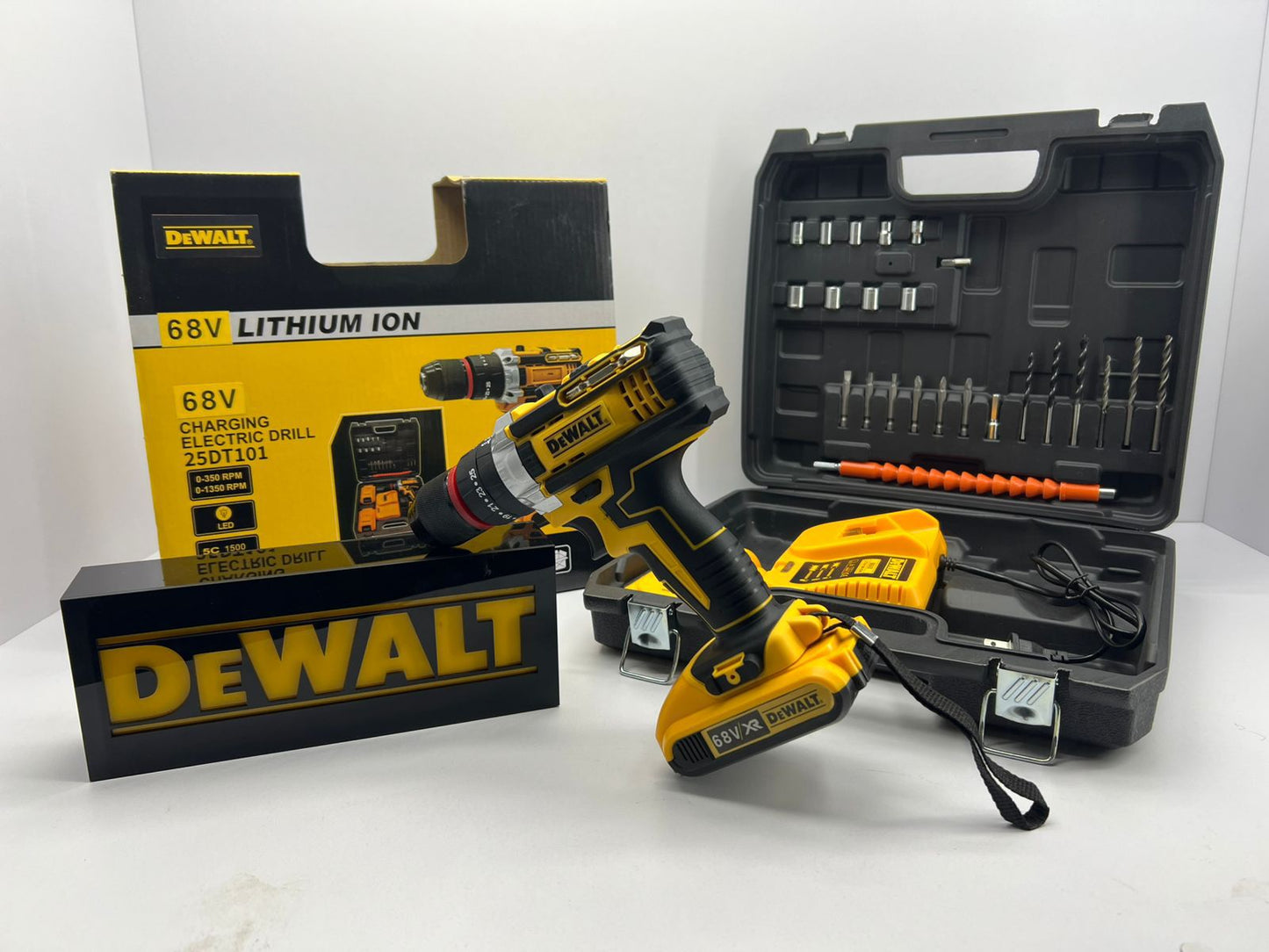 Taladro Inalámbrico DEWALT 68V – Potencia y Precisión en Tus Manos ⚡🔧