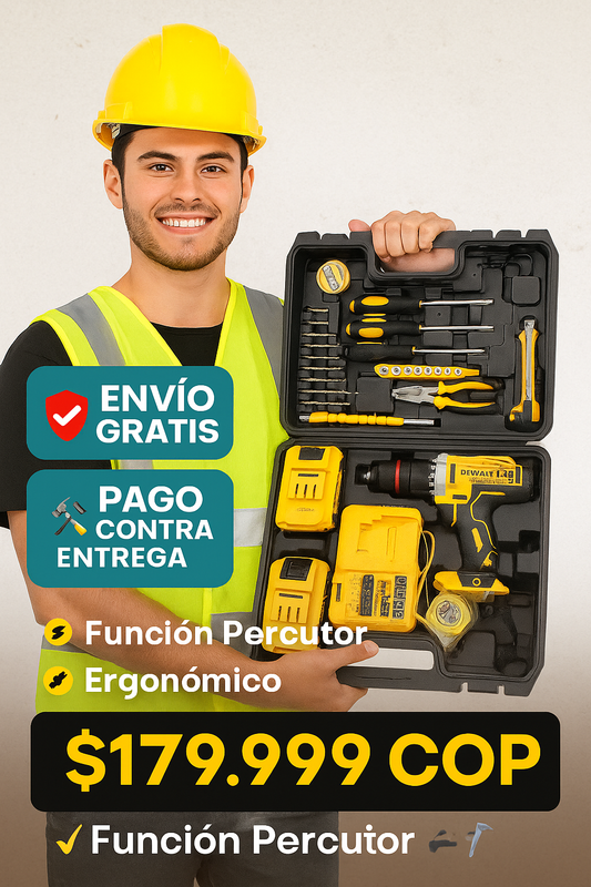 Taladro Dewalt 68v Con 35 Accesorios