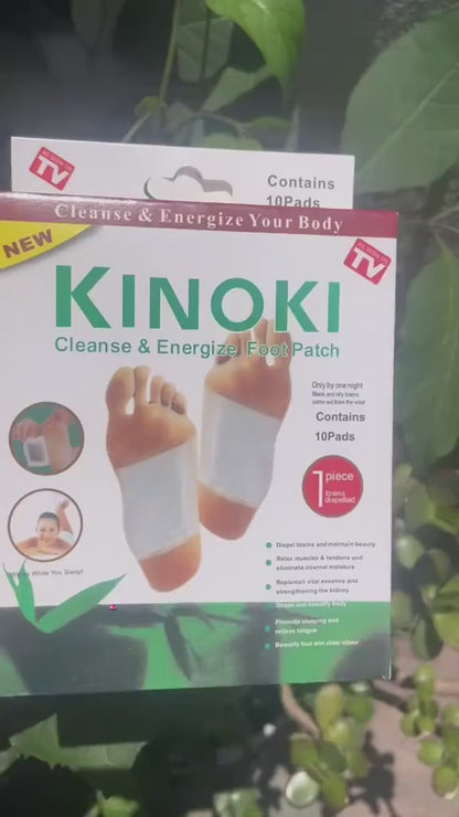 PARCHES DETOX KINOKI PARA PIES CAJA x 10
