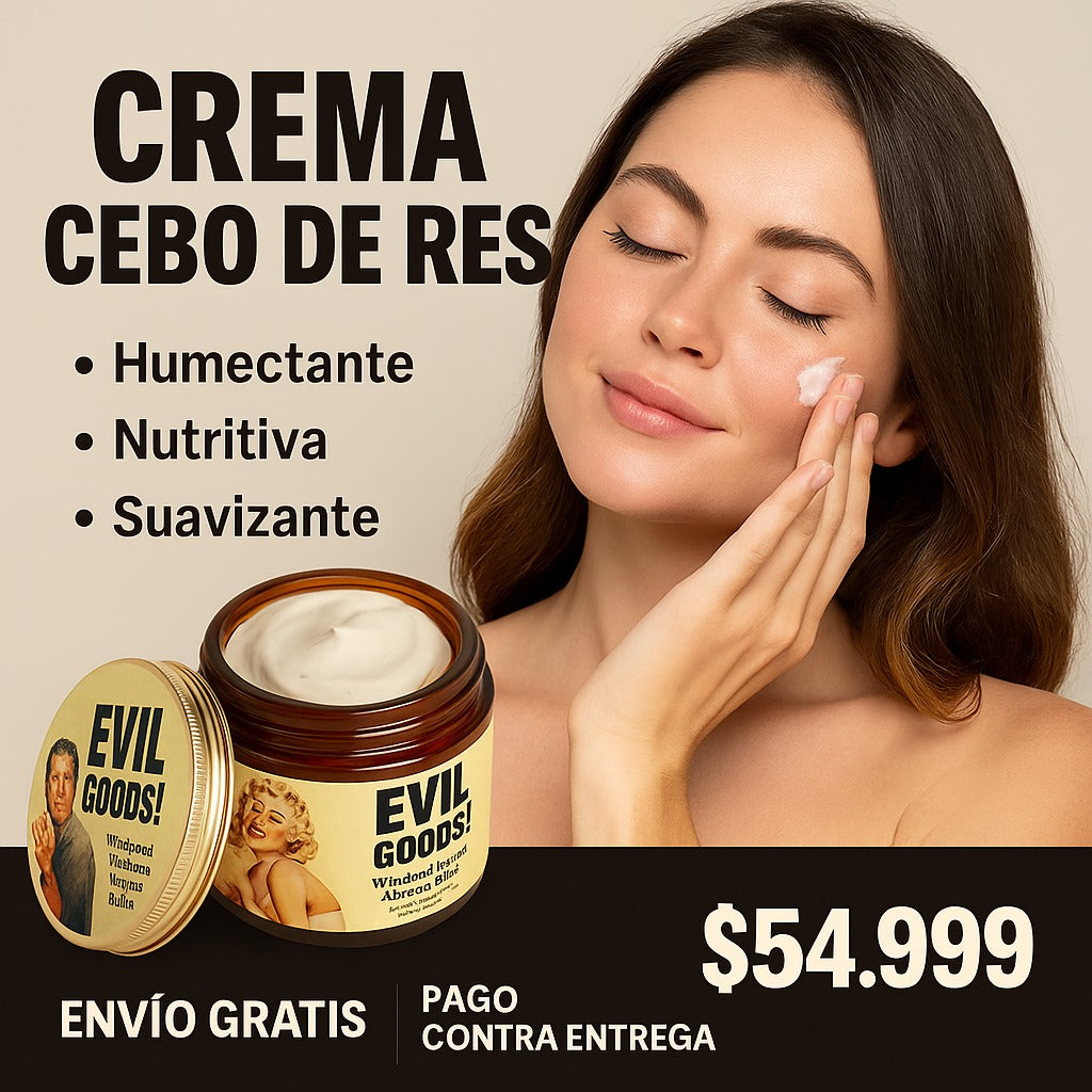 Evil Goods - Crema Orgánica de Sebo de Res