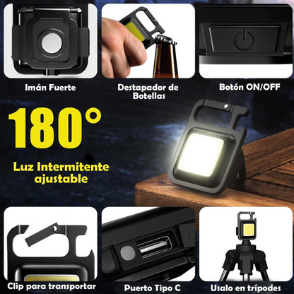 MINI LINTERNA RECARGABLE DE ALTA POTENCIA ¡GRATIS!