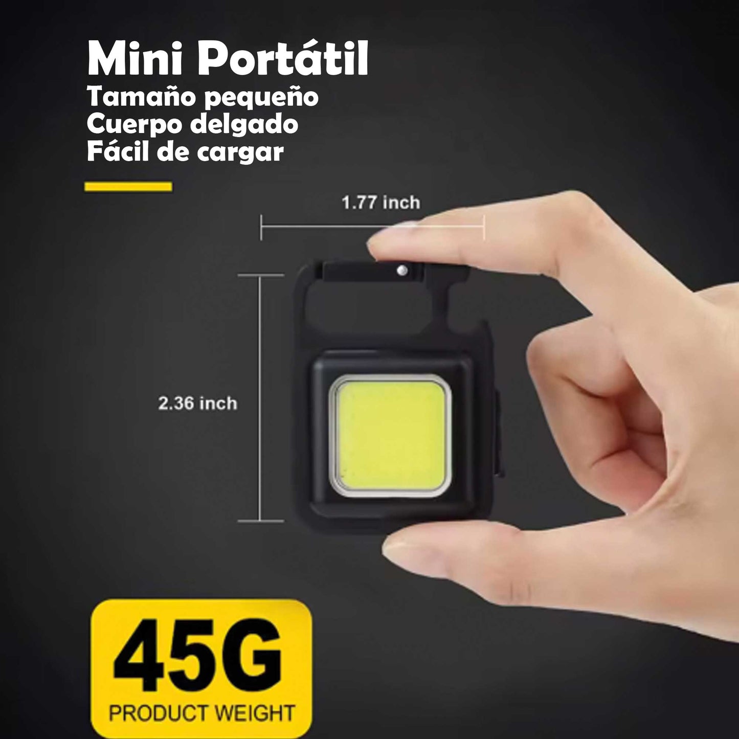 MINI LINTERNA RECARGABLE DE ALTA POTENCIA ¡GRATIS!