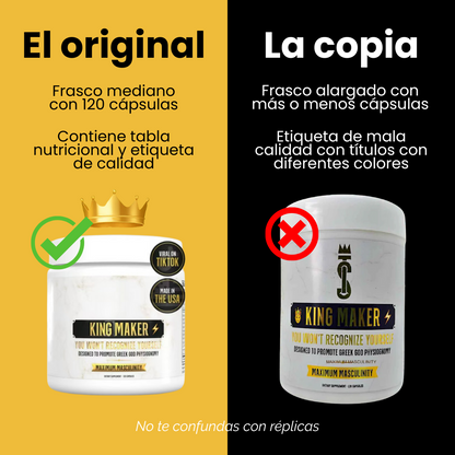 KING MAKER - POTENCIADOR DE TESTOSTERONA